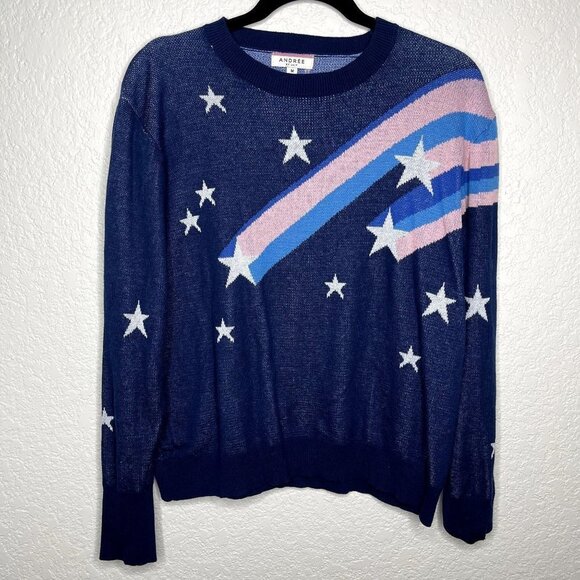 ANDREE BY UNIT Sweaters - ANDREE By Unit Womens Shooting Star Sweater Size M